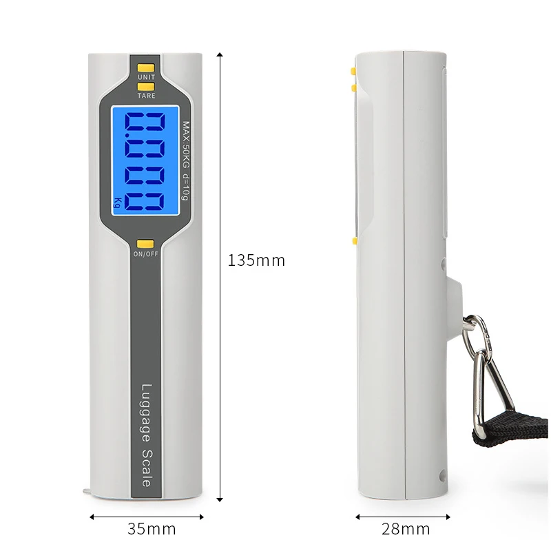 KALAIDUN весы портативные мини электронные рулетка Растяжка багажа Рыбалка Экспресс Весна замер весы кухонные