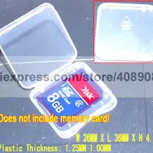 500 шт. 16 г 8 ГБ SD MMC Кейсы для карт памяти защиты коробок для SD MMC карты памяти