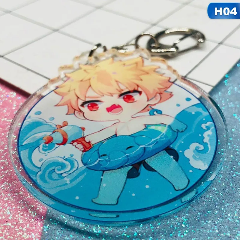 1 шт. мой герой резиновый брелок Аниме Boku lzuku Midoriya Todoroki металлическими подвесками