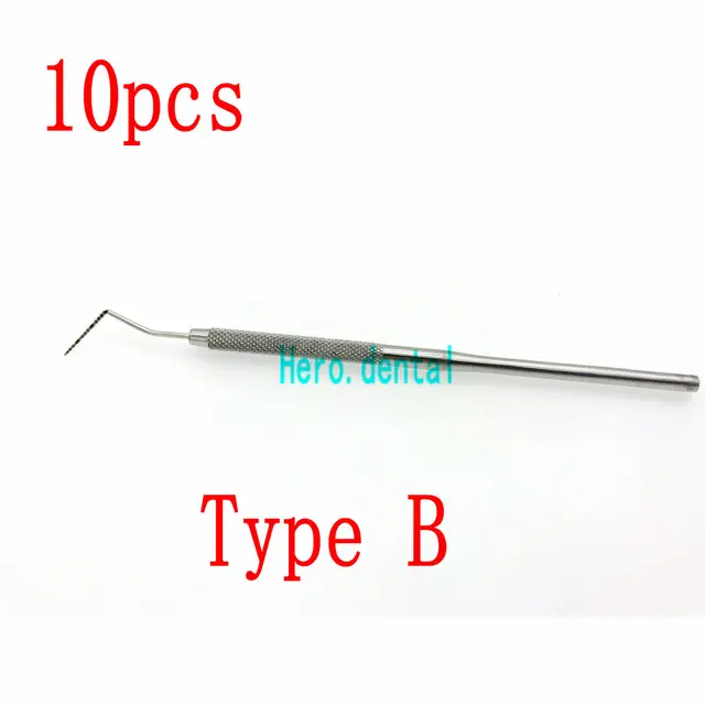 10pcs High Quality Stainless Steel Dental Periodontal Calibration probe