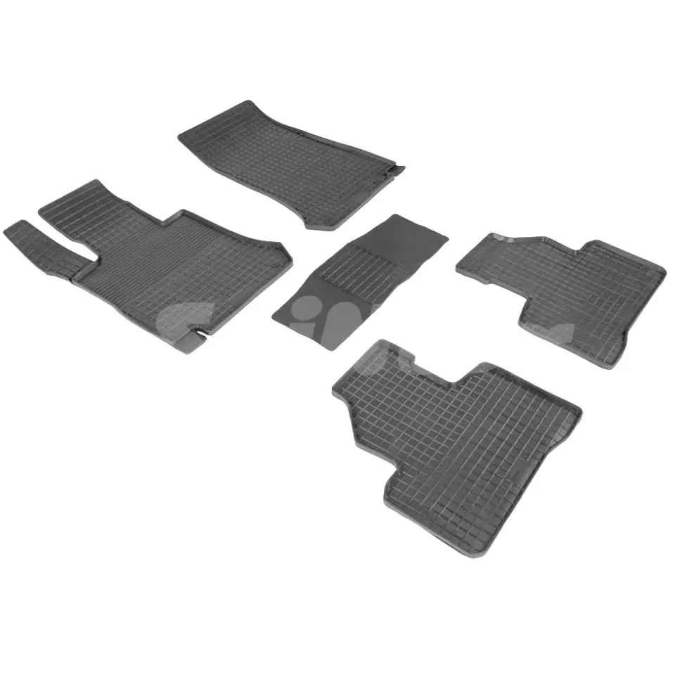 Rubber grid floor mats for Mercedes-Benz GLC-class X253 2015-2018 Seintex 86945 | Автомобили и мотоциклы