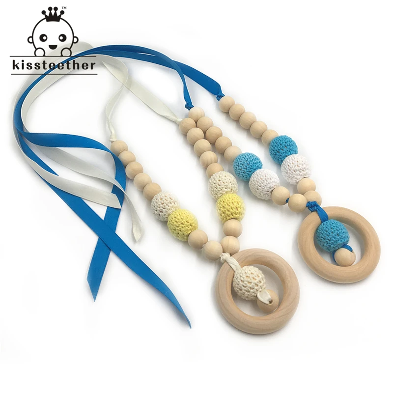 2 шт. детский Прорезыватель для зубов из натурального дерева|baby teether|baby wooden