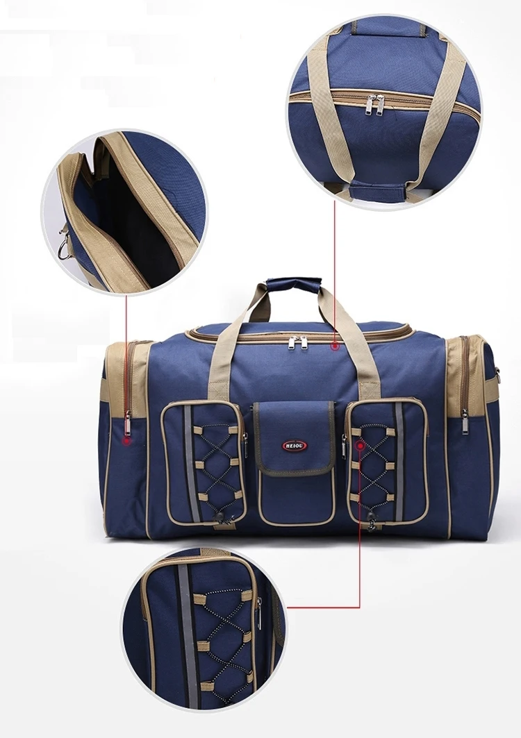 2019 Новая модная Высококачественная Водонепроницаемая дорожные сумки Оксфорд Большая вместительная сумка для багажа Многофункциональные