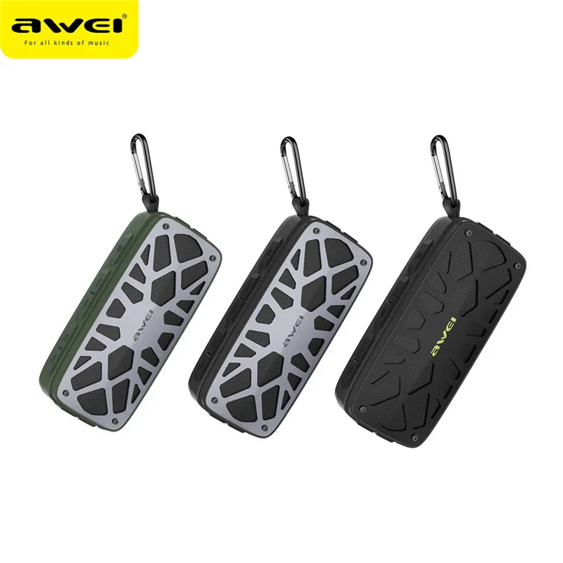

TWS Waterproof Portable Bluetooth Stereo 1 Speaker Outdoor Wireless Shower Loud Multiple Source Media Player 40MAY02