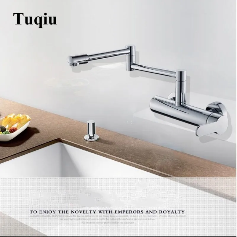 

New Water Taps Brass Material Mixer Faucet Kitchen Sink Faucet Single Lever Kitchen Water Mixer Top Quality 360 Rotate Crane