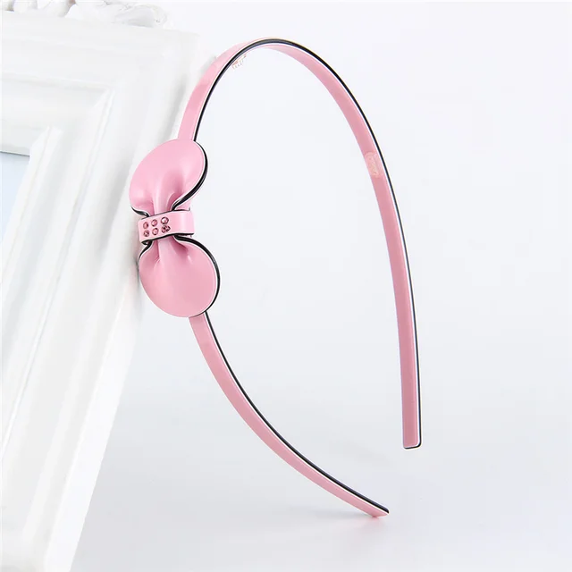 2017 New Cute Lovely Bow Hair Accessories Rhinestone Bowknot Headband