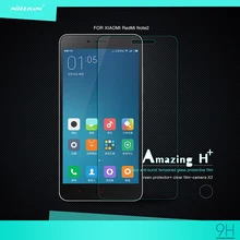 For xiaomi redmi note 2 Nillkin H Anti-Explose tempered glass screen protector for redmi note 2 free shipping (5.5 inch)