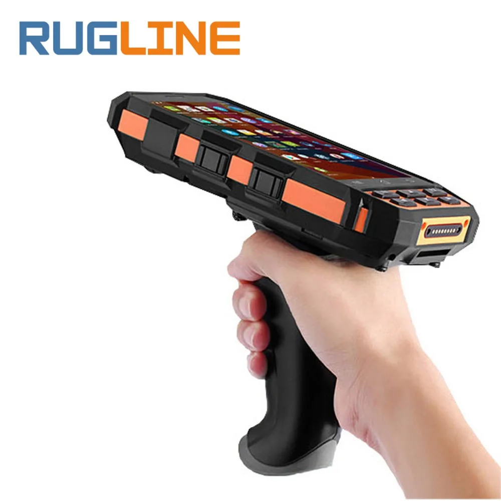Android 7 0 Portable WIFI 4G 1D laser Handheld PDA Terminal 2D barcode data collector scanner