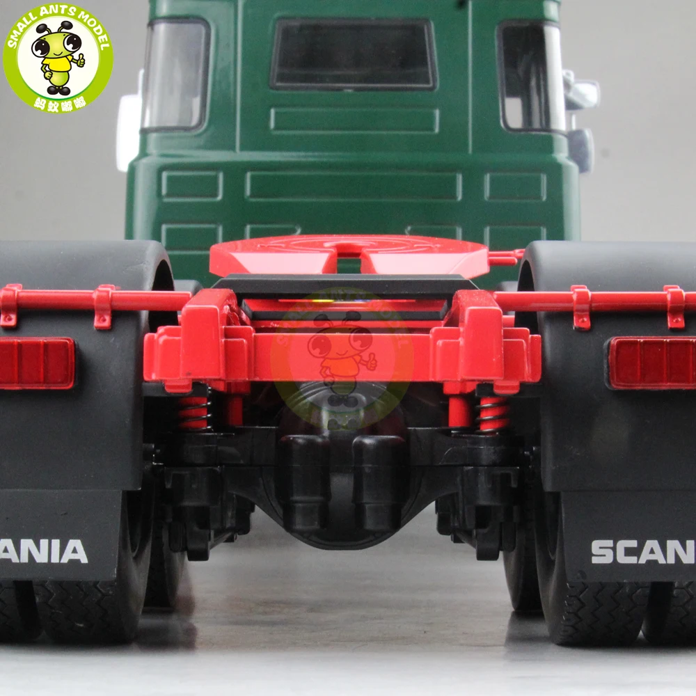 1/18 Scania Lbt 141 тягач Asg 3-Assi 1976 ROAD-KINGS RK180011 литой автомобиль модели грузовиков игрушки для детей подарок зеленый и красный