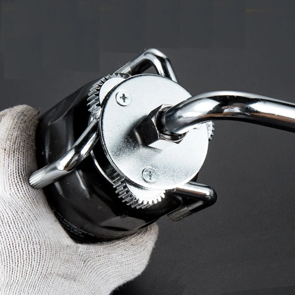 Auto Oil Filter Wrench Universal Adjustable (3)