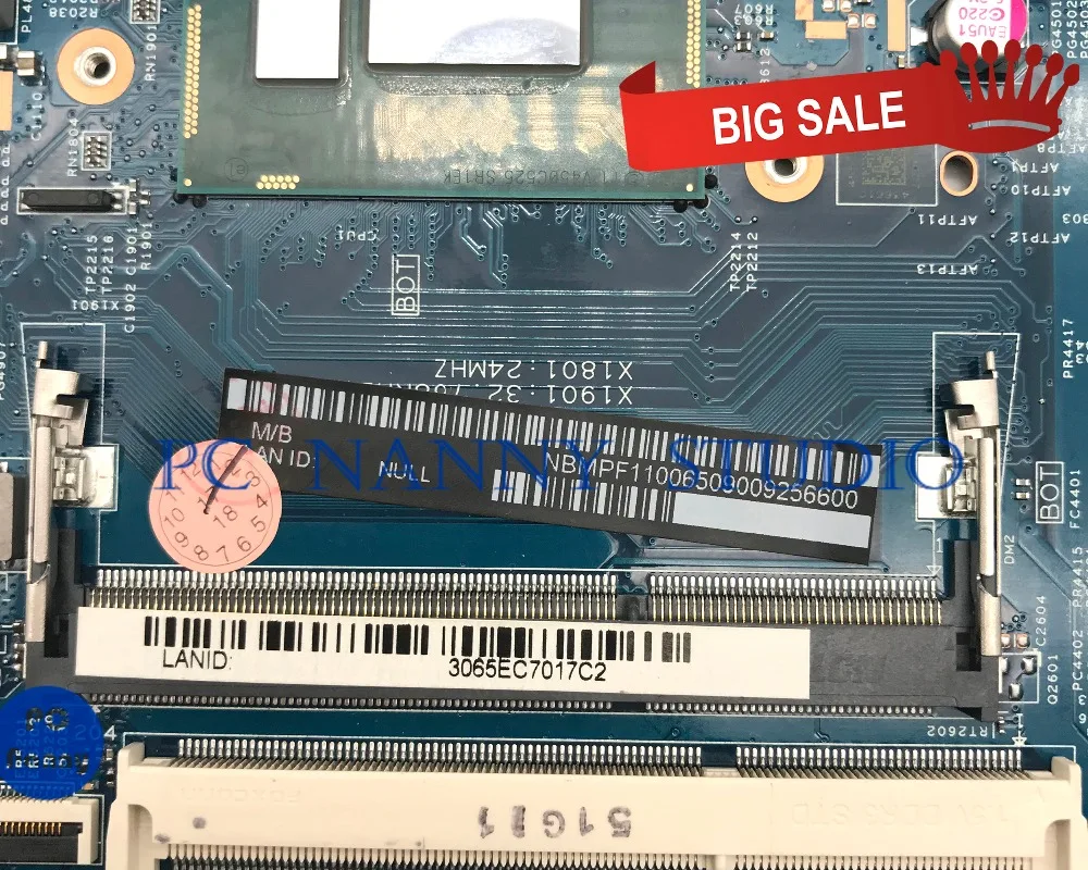 PCNANNY NBMPF11006 13334 1 448.02B15.0011 для acer Aspire V3-331 материнская плата для ноутбука i3-4005U DDR3L испытания