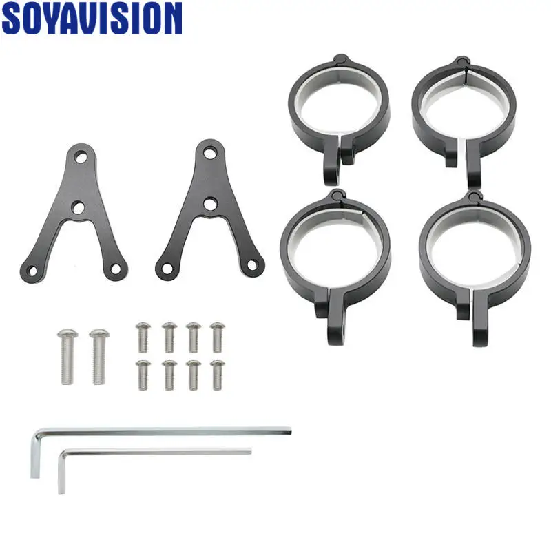 Для Honda Kawasaki Suzuki Triumph Ducati Harley вилка Монтажный кронштейн фар мотоцикла держатель фары аксессуары для мотоциклов