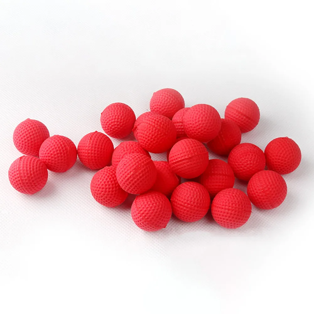 50 шт. пулевые шары круглые, совместимые с Nerf Rival Apollo детские игрушки подарки на день рождения забавные гаджеты Прямая - Цвет: Red