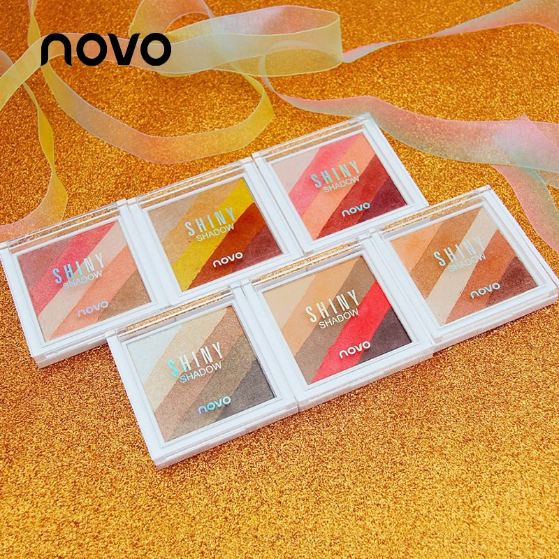 

NOVO New Fashion Mineral Eyeshadow Naked Palette Nude Matte Smoky Eye shadow Shimmer palette makeup set Korean style Cosmetics