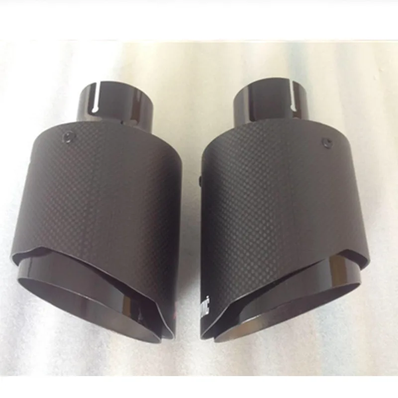 Впускной 51 мм 54 57 60 63 выход 89 101 Akrapovic наконечник выхлопной трубы из углеродного