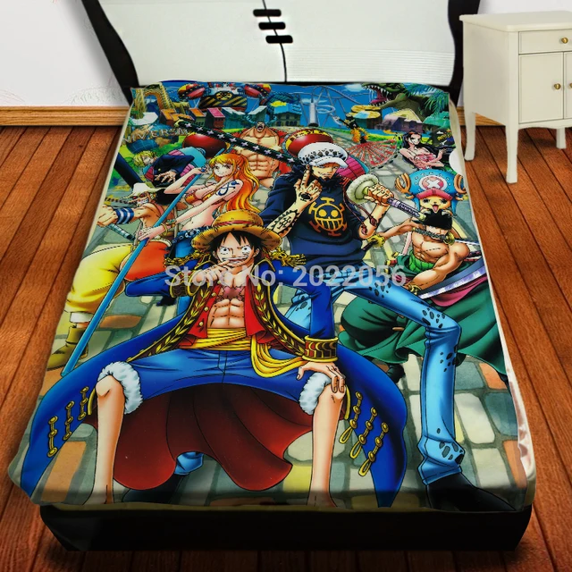 Anime Manga One Piece Throw Blanket 014in Blankets from Home & Garden