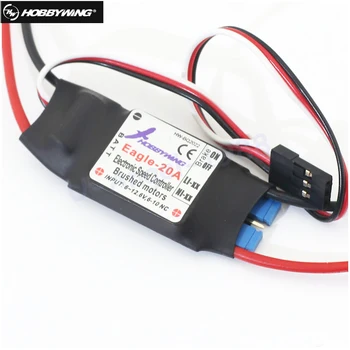 

Original Hobbywing Eagle 20A ESC For Brushed Motor For RC Airplane Plane 370 380 390 280 270 Wholesale