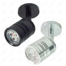 3 Вт/5 Вт светодиодный потолочный светильник Настенная подсветка для фотографий угол поворотный выставочный магазин черный/белый/серебристый корпус