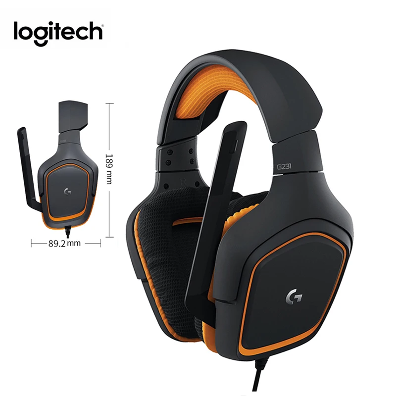 Игровая стерео гарнитура Logitech G231 PRODIGY оригинальная с шумоподавлением и