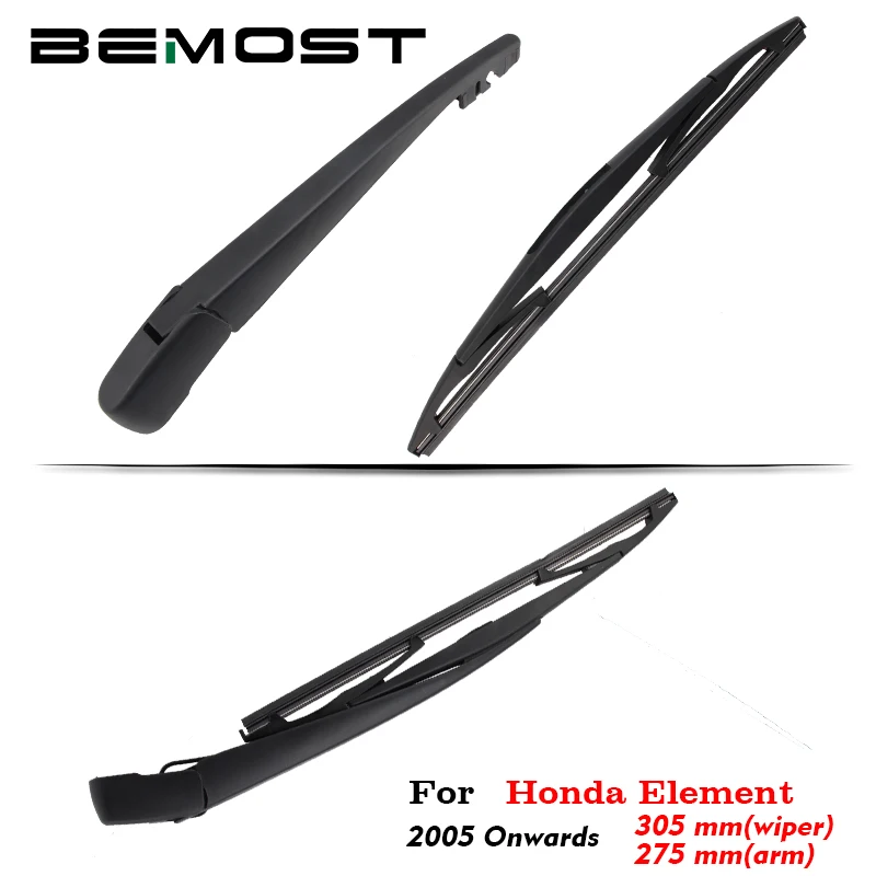 BEMOST Car Rear Windshield Windscreen Wiper Blade Arm Soft Natural Rubber For Honda Element Hatchback Year From 2005 To 2018 BEMOST Car Rear Windshield Windscreen Wiper Blade Arm Soft Natural Rubber For Honda Element Hatchback Year From 2005 To 2018