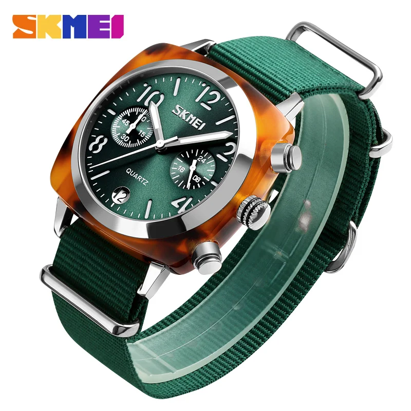 SKMEI Luxury Fashion Women Watches Men Quartz Wristwatches Waterproof Stopwatch Multi-dial Quartz Watches relogio feminino 9186