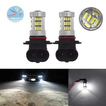 

2pcs High Power White 6000K 9005 9011 HB3 54-4014-SMD Highlight Headlight bulb Automobile Fog Light 6000 K 12000 lm 12V