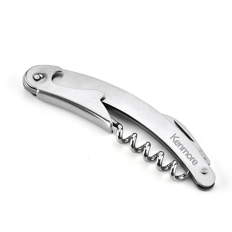 Custom Engraved Stainless Steel Wine Bottle Opener Personalized Waiters