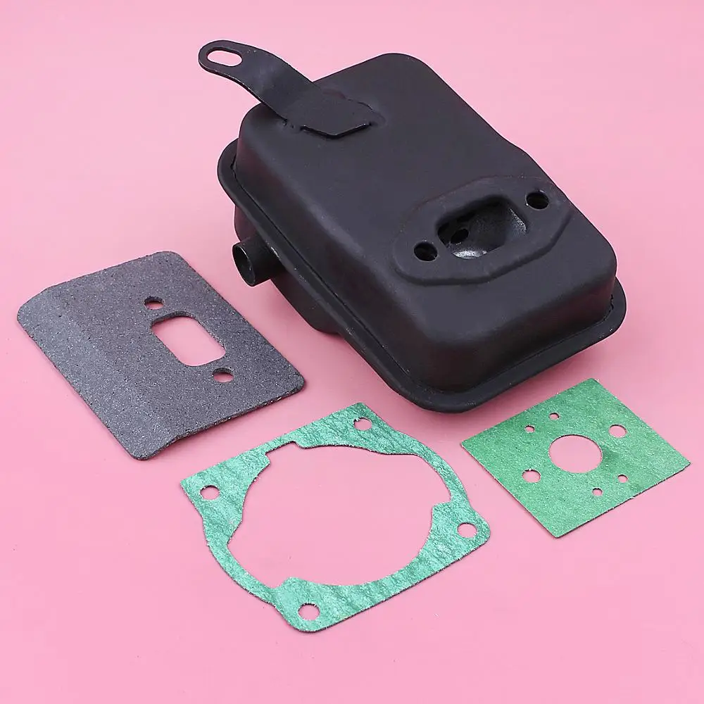 Exhaust Muffler For 40-5 430 Cylinder Carburetor Gasket Set Brush Cutter Grass Trimmer Replace Tool Part