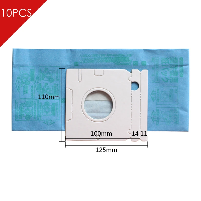 10 шт./лот универсальные пылесосы Hepa Pager из микрофибры для Philips Electrolux LG Haier Samsung и т.