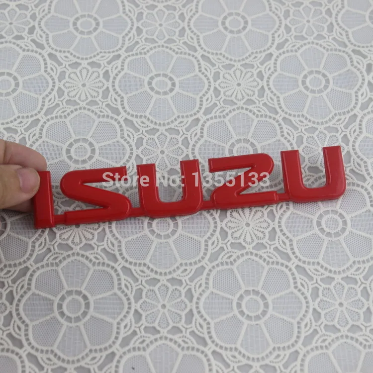 3D хромированный значок стикер ISUZU для внедорожника задний багажник эмблема D max