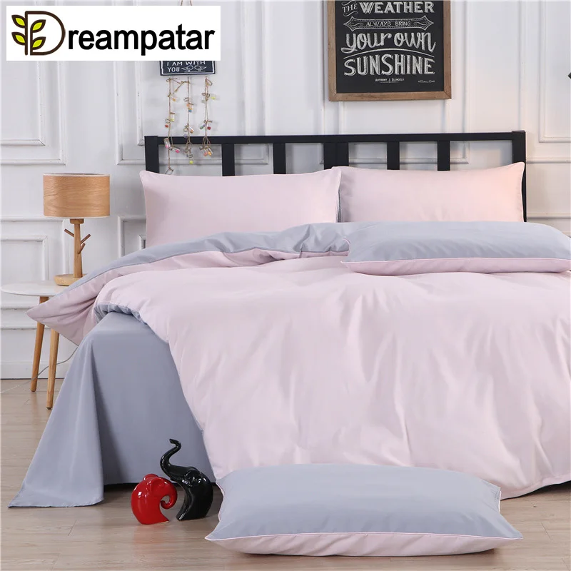 

Simple Korean Activities Thickening Polished Solid Color Bedding Quilt Cover Fashion White Red Two-Color Soft Quilt Cover BY135A