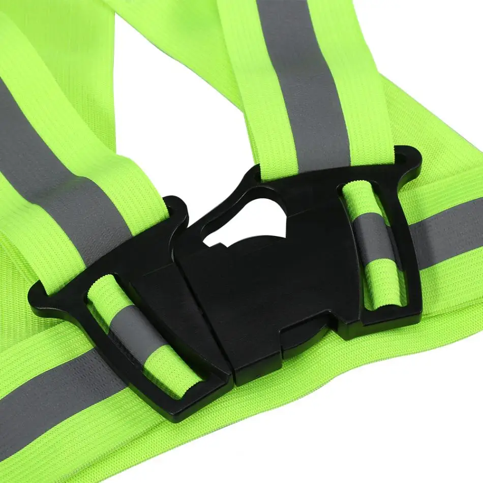 Details about   Reflective Vest Adjustable Elastic Safety Vest Strap For Running Ride Cycling GL 