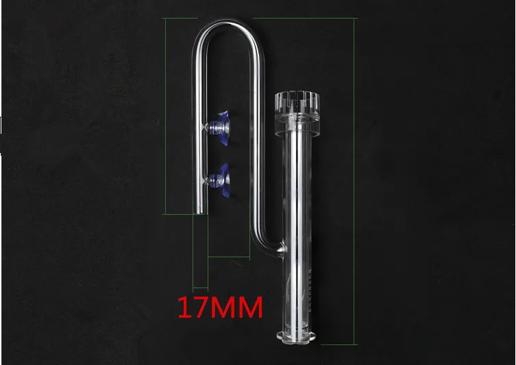 Glass pipe lily poppy peony spin surface skimmer inflow outflow 13mm 17mm aquarium water plant tank filter ADA quality mini nano - Цвет: 4fenyoumojinshui