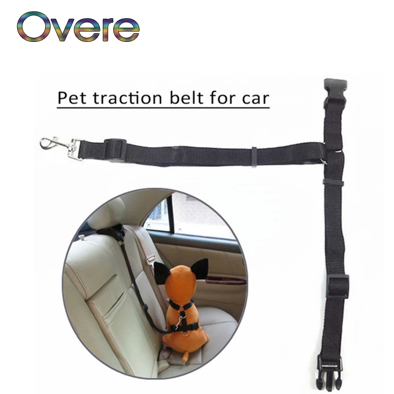 

Overe 1PC Car Pet Rear Seat Belts Cat Dog Safety Traction String For Ford Focus 2 3 Fiesta Mondeo MK4 Ranger Toyota Corolla chr