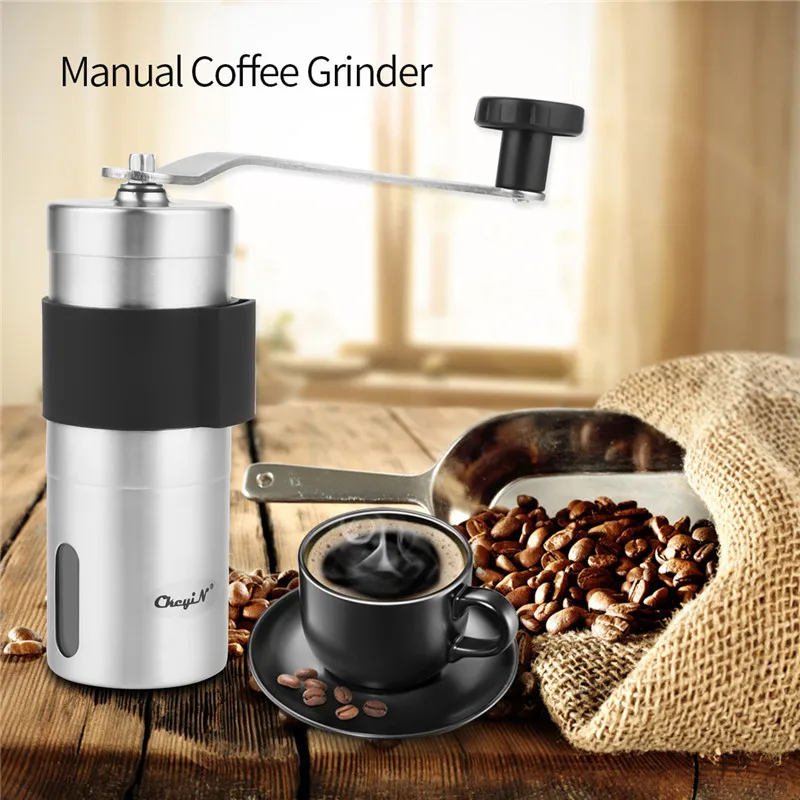 

Portable Manual Coffee Grinder Ceramic Conical Burr Hand Coffee Mill Hand Crank Mill for Precision Brewing Travel Home Office 35