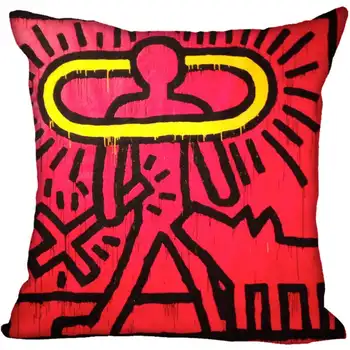 

Hot Sale Custom Keith Haring Pillowcase 40x40cm 45x45cm 60x60cm(Two Sides) dakimakura Home Hot Pillow Cases