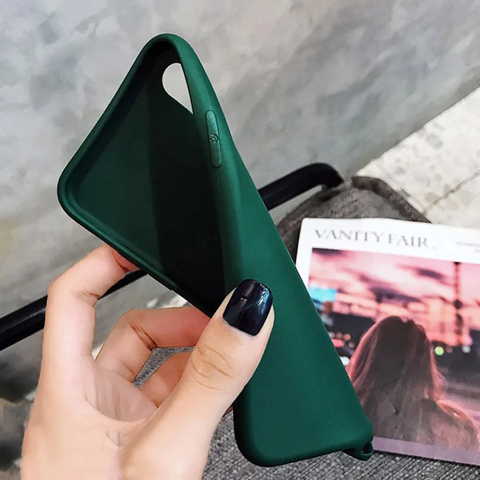 Moskado однотонный карамельный цвет чехол для телефона для iPhone 6S 6 7 8 Plus 5 5S SE Модный чехол для iPhone X XS Max XR Ультратонкий Мягкий ТПУ