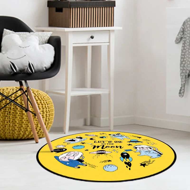 Fresh Round Rug Cartoon Carpet Universal Animals Round Carpet Computer Chair Floor Pad Floor Mat for Bedroom Kids Floor Pad Fresh Round Rug Cartoon Carpet Universal Animals Round Carpet Computer Chair Floor Pad Floor Mat for Bedroom Kids Floor Pad