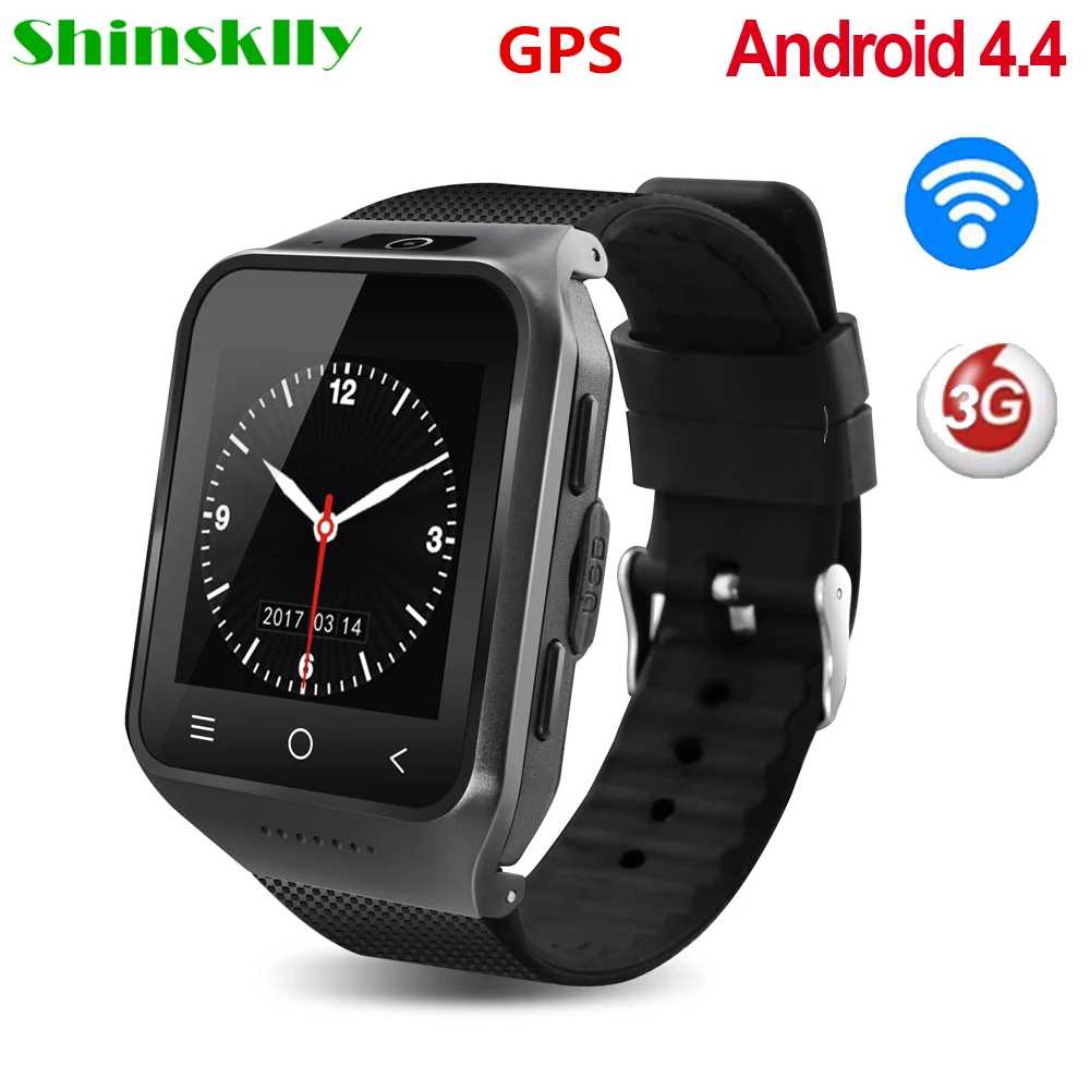 S8 Smart Watch Men Women GPS 3G smartphone Android 4.4 MTK6572 2.0MP Camera WCDMA WiFi MP3 Bluetooth smart electronics watch APP