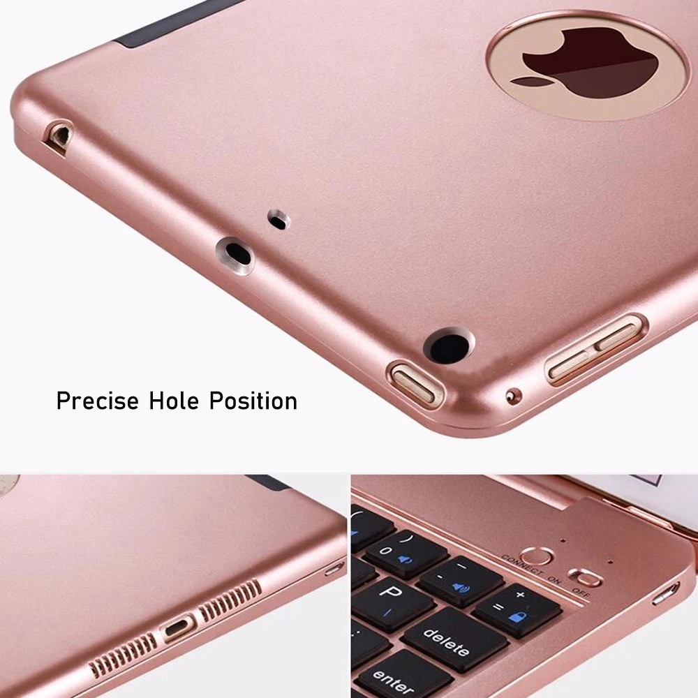 Чехол клавиатура для iPad Mini 3 mini 2 1 7 9 дюймов планшета. Полный корпус защитный