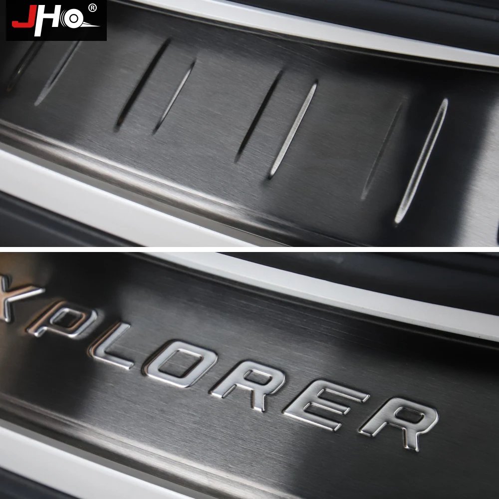 JHO стальная защитная накладка на задний бампер для Ford Explorer 2016 2019 2017 2018