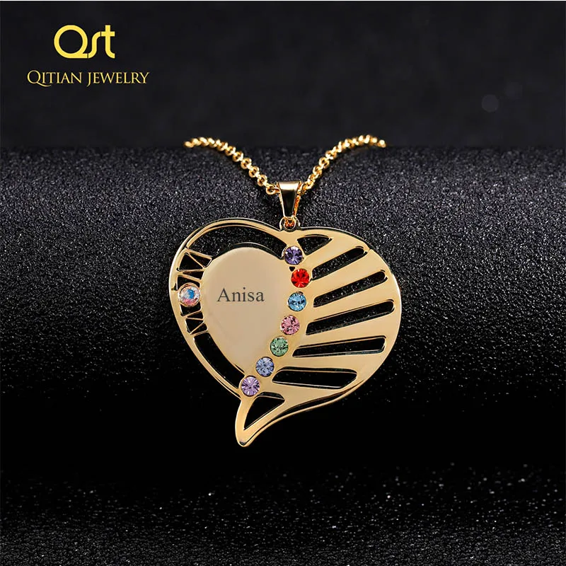 Personalized Love Heart Necklace Birthstone Family Name Necklaces Women Jewelry Fashion Necklaces Pendants Fashion Siteofwonder Com Personalized Love Heart Necklace Birthstone Family Name Necklaces Women Jewelry Fashion Necklaces Pendants Fashion Siteofwonder Com