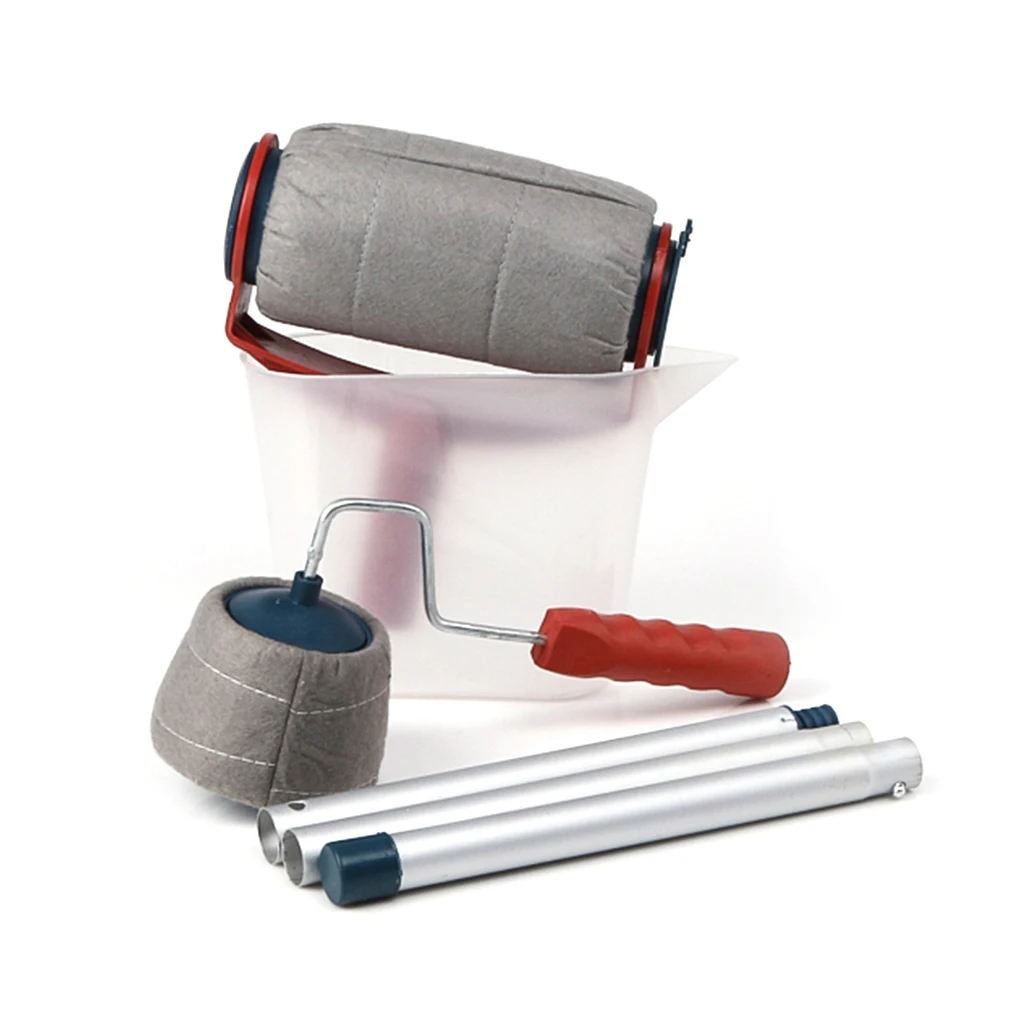 6Pcs/Set Decoration Paint Roller Painting Brush Household Wall Tool