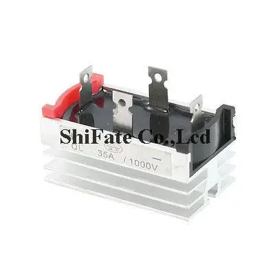 

Aluminum Heatsink Base Single Phase Bridge Rectifier Diode 35A 1000V-