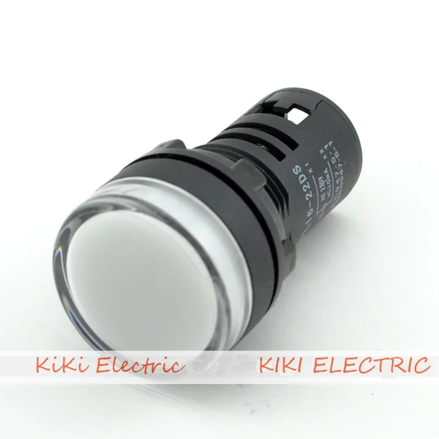 5 LED Indicator AD16-22D/S - 22 Mm, 24V CC, Verde - Per Quadri Elettrici - Foto 7