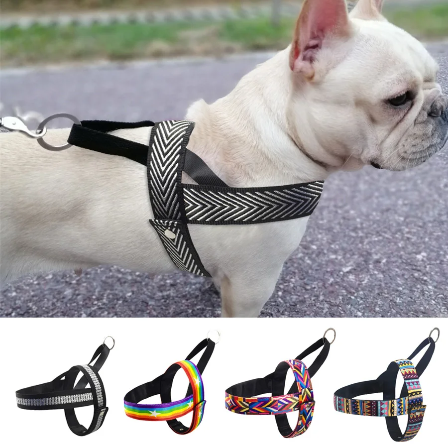 

No-pull Dog Harness For Small Medium Large Dog Pitbull Bulldog Pet Chest Strap Leash Dog Training Walking Safety Vest Harness