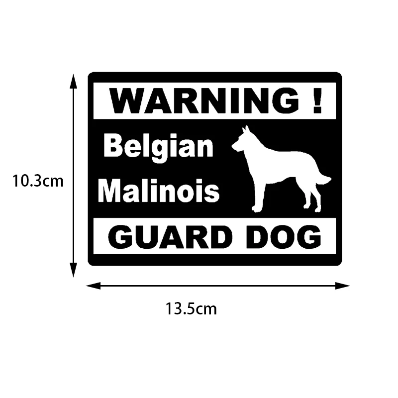 13 5 см * 10.3c автомобильный Стайлинг персональное предупреждение Belgian Malinois Guard