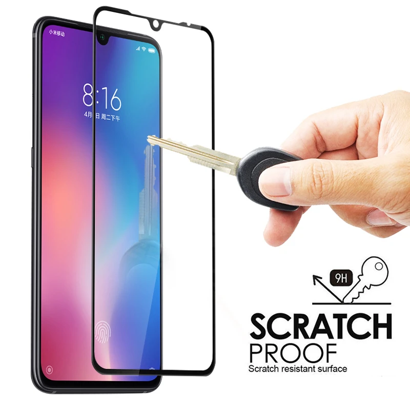 Для Xiaomi Redmi Note 7 6 Pro закаленное стекло для Mi9 полное покрытие Защитная пленка