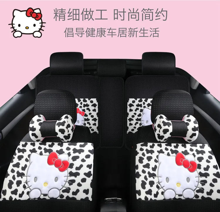 Модные милые автомобильные аксессуары hello kitty Decoracion Para Coches Asientos покрывало для автомобильного сиденья