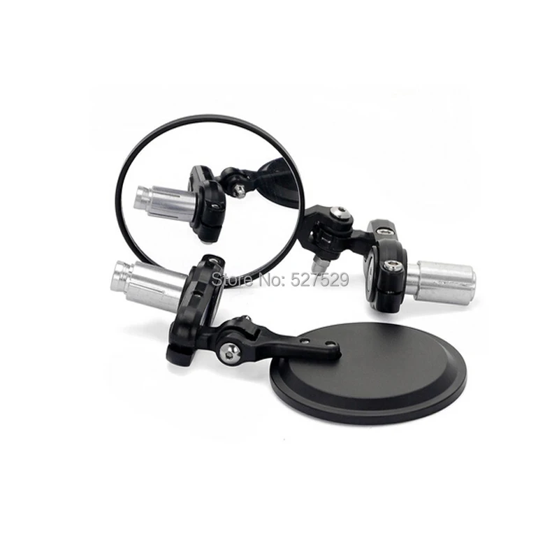 

2PCS FOLDABLE HANDLE BAR END MIRROR 3" MIRRORS FOR HONDA RUCKUS AERO A EZ 50 90